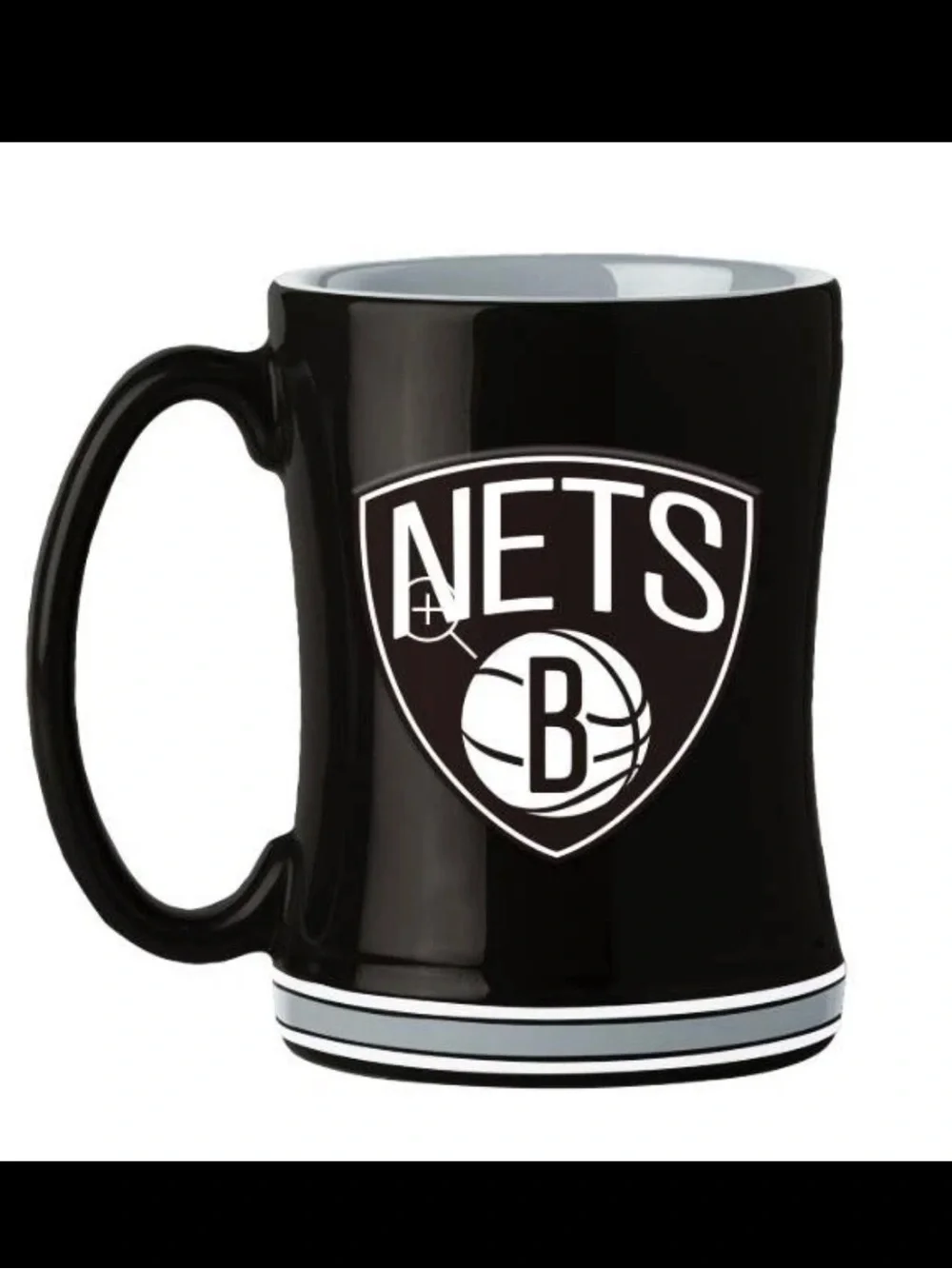 Brooklyn Nets Ceramic Relief Mug